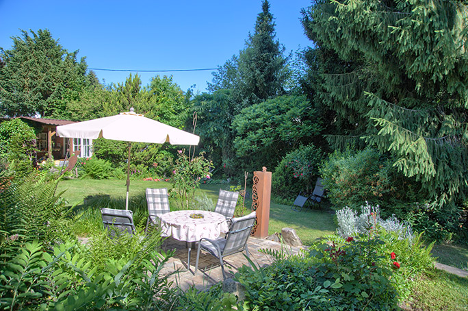 Garten direkt am Bach